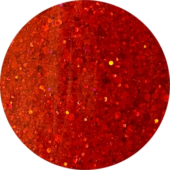 Glitter Effekt Creme Set in Hologramm Orange-Braun-Dunkelgrün je 90g